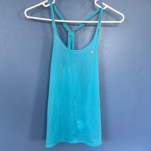 Nike Women's Aqua Blue Tank Top